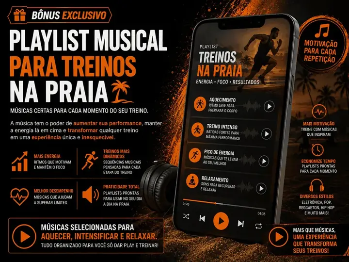 Playlist Musical para Treinos na Praia